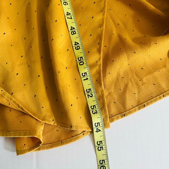 Bcbgmaxazria Mustard Printed Maxi Dress Size XS - Picture 8 of 8